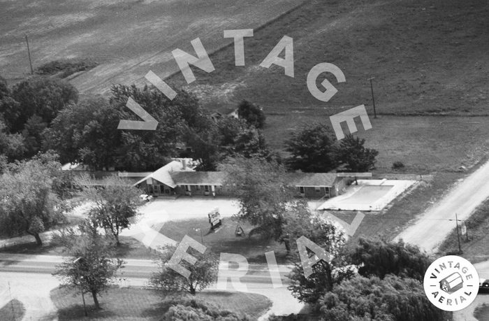 Motel Scottville - 1978 Aerial (newer photo)